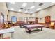 Community billiards room with two pool tables at 4112 Aberdeen Ln, Lake Wales, FL 33859