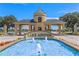 Lake Ashton community entrance with fountain at 4112 Aberdeen Ln, Lake Wales, FL 33859