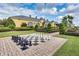 Landscaped garden with giant chessboard for recreation at 4112 Aberdeen Ln, Lake Wales, FL 33859