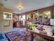 Bright home office with wooden desk and colorful rug at 6320 Rocky Point Rd, Lake Wales, FL 33898