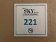 Stay Sky Suites I-Drive Orlando room number 221 sign at 7601 Canada Ave # 221, Orlando, FL 32819