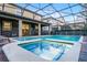 Inviting spa and pool with ample lounge space at 1429 Moon Valley Dr, Champions Gate, FL 33896