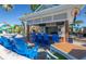 Tiki bar and outdoor kitchen area at the pool at 1671 Kona Ln, Davenport, FL 33897