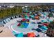 Aerial view of splash pad and water park at 1671 Kona Ln, Davenport, FL 33897