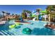 Lazy river and waterslides at community water park at 1671 Kona Ln, Davenport, FL 33897