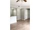 Living room with hardwood floors, neutral walls and ceiling fan at 2015 Erving Cir # 108, Ocoee, FL 34761