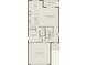 First floor plan including kitchen, gathering room, and two car garage at 3022 Norcott Dr, Davenport, FL 33837