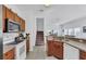 Kitchen with stainless steel appliances and island at 4756 Ormond Beach Way, Kissimmee, FL 34746