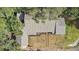 Aerial view of the home's roof and backyard at 507 Orange Ave, Ocoee, FL 34761