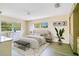 Bright bedroom with large windows and wood floors at 7200 Grace Rd, Orlando, FL 32819