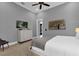 Bedroom with king-size bed and dresser at 1239 Radiant St, Reunion, FL 34747