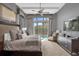 Luxurious main bedroom with pool view and ample natural light at 1239 Radiant St, Reunion, FL 34747