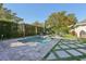 Private backyard pool with pergola and patio area at 3601 Parkland Dr, Orlando, FL 32814