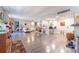 Open living space with hardwood floors and a breakfast bar at 151 E Washington St # 201, Orlando, FL 32801