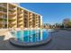 Inviting community pool with surrounding lounge at 151 E Washington St # 201, Orlando, FL 32801