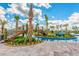 Rope bridge over a lazy river in a tropical setting at 4241 Paragraph Dr, Kissimmee, FL 34746