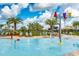 Community spray park with colorful water features and ample seating at 4241 Paragraph Dr, Kissimmee, FL 34746