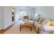 Comfortable living room with seating area and access to bathroom at 6353 River Rd, New Smyrna Beach, FL 32169