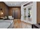 Bright bedroom with access to a private patio and pool at 9343 Tibet Pointe Cir, Windermere, FL 34786