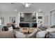 Open living space featuring a built-in media cabinet at 14279 Crest Palm Ave, Windermere, FL 34786