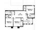 Second floor plan featuring three bedrooms, a loft, and two bathrooms at 2260 Mulbry Dr, Winter Park, FL 32789