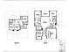 Two-story home floor plan showcasing five bedrooms, a large gathering room, and a two-car garage at 2260 Mulbry Dr, Winter Park, FL 32789