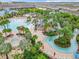 Resort-style pool with lazy river and water features at 4190 Lana Ave, Davenport, FL 33897