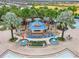 Relaxing poolside bar with plenty of seating at 4190 Lana Ave, Davenport, FL 33897