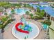 Fun splash pad with slides for of all ages at 4190 Lana Ave, Davenport, FL 33897