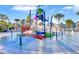 Colorful splash pad with slides and water features for  at 4190 Lana Ave, Davenport, FL 33897