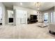 Upstairs game room with a view of the laundry and a bathroom at 4190 Lana Ave, Davenport, FL 33897