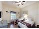 Bedroom with two twin beds, ocean-themed decor, and TV at 605 Rum Run # 605, Davenport, FL 33837