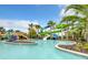 Fun waterpark with slides and a relaxing pool area at 826 Paradise Dr, Davenport, FL 33897