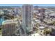 High-rise condominium with glass exterior, city views, and nearby green spaces at 150 E Robinson St # 2801, Orlando, FL 32801