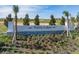 Close-up of the Trinity Lakes community entrance sign at 2075 Heart Lake Dr, Groveland, FL 34736