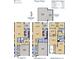 Floor plan showcasing the layout of a two-story home with multiple bedrooms and bathrooms at 2075 Heart Lake Dr, Groveland, FL 34736
