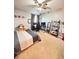 bedroom with a single bed, desk, and plenty of storage at 2464 Deer Creek Blvd, St Cloud, FL 34772