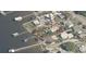 Aerial view of waterfront house and surrounding area at 2904 S Peninsula Dr, Daytona Beach Shores, FL 32118