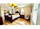 Spacious bedroom with a king-size bed, and plenty of natural light at 2904 S Peninsula Dr, Daytona Beach Shores, FL 32118
