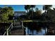 Wooden dock leading to waterfront property at 2904 S Peninsula Dr, Daytona Beach Shores, FL 32118