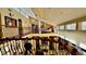 View from the second floor overlooking the living room and kitchen below at 2904 S Peninsula Dr, Daytona Beach Shores, FL 32118