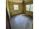 Empty bedroom with a ceiling fan and two windows at 826 Rosalia Dr, Sanford, FL 32771
