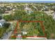 An aerial view showcasing the property's location and size at 3109 Williams St, Orlando, FL 32806