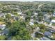 Aerial view of the home within a residential neighborhood at 3109 Williams St, Orlando, FL 32806