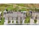 Townhome community overview from above at 707 Carpenters Way # 45, Lakeland, FL 33809