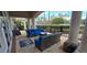 Outdoor patio with comfortable seating and a view of the pool area at 8252 Civita Dr # 201, Davenport, FL 33896