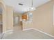 Eat-in kitchen area with tile floors and recessed lighting at 10421 Andover Point Cir, Orlando, FL 32825