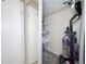 Closet with wire shelving for storage and a vacuum cleaner at 3100 Parkway Blvd # 110, Kissimmee, FL 34747