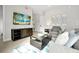 Living area with comfortable seating, large TV, and stylish decor at 7770 Sandy Ridge Dr # 114, Reunion, FL 34747