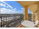 Balcony with scenic views and outdoor furniture at 8112 Poinciana Blvd # 1709, Orlando, FL 32821